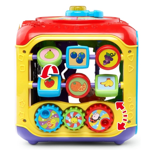 Entertainment! Interactive Sort Discovery Cube: Helps Developmental Milestones - Picture 8 of 9